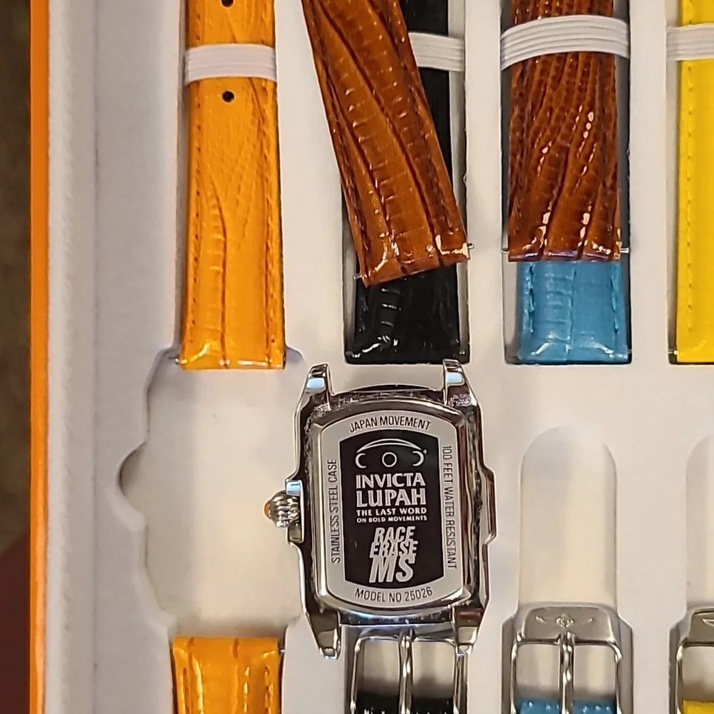 Invicta Peace & Love Colorful Watch Set with Interchangeable Straps ☮️